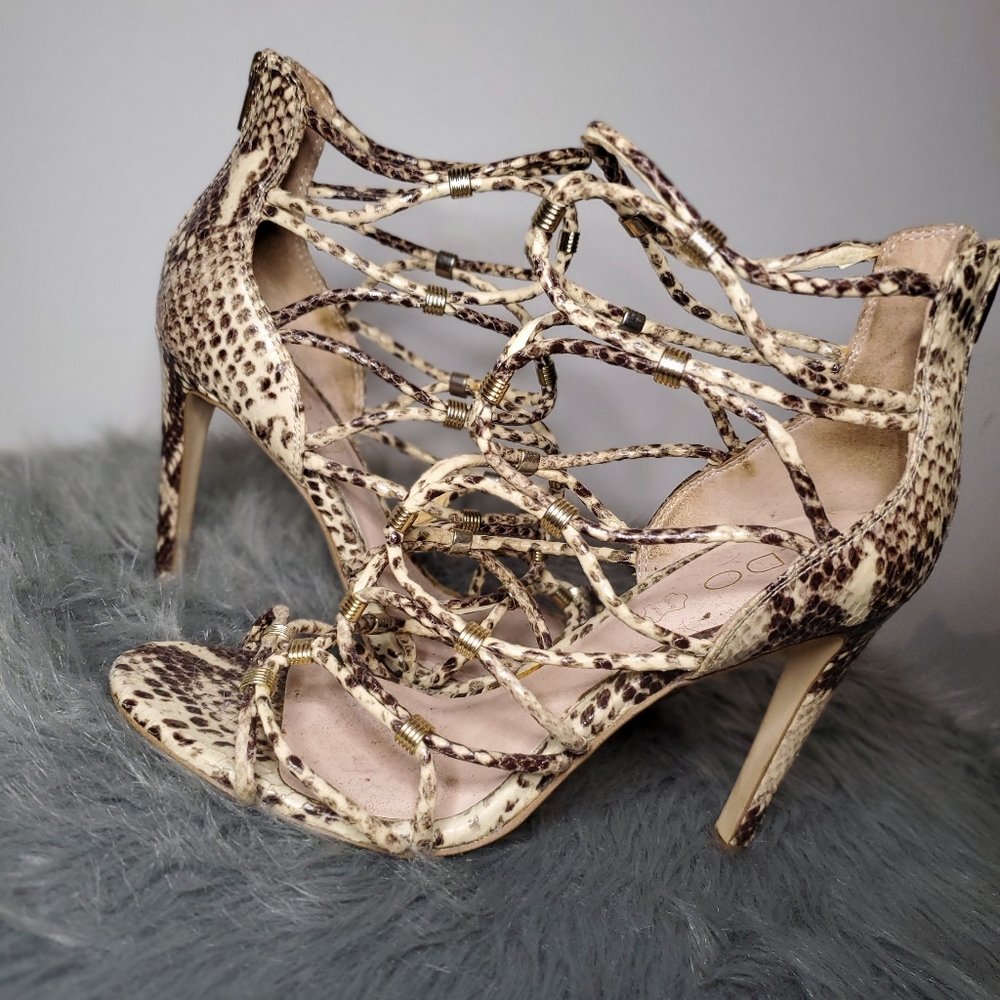 ALDO SNAKES HEELS